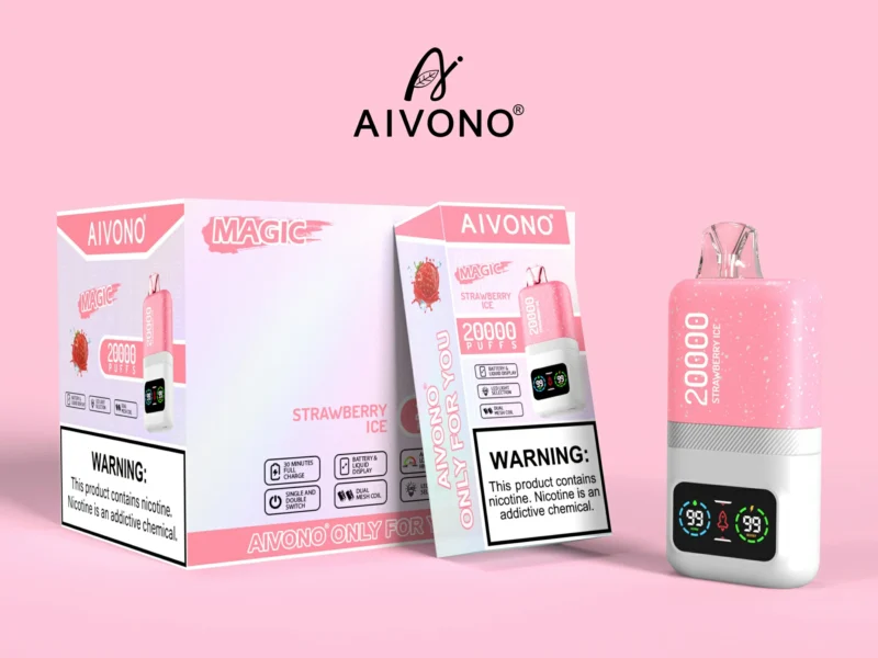 Atacado Aivono Aim Magic 20000 Puffs Vape Descartável Baixa Nicotina com 10 Sabores Atacado Compra a granel