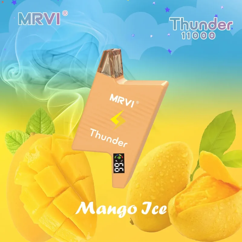 MRVI THUNDER 11000 PUFFS all'ingrosso monouso Vape 2 3 5 Nicotina 19ml E liquido con schermo di alimentazione Display 2024 Popolare 3