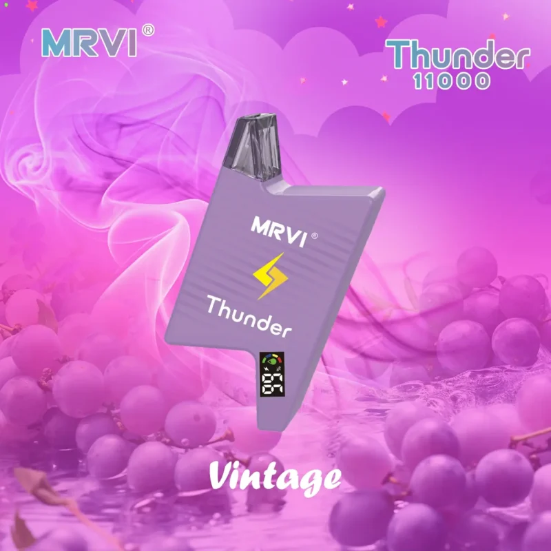 MRVI THUNDER 11000 PUFFS all'ingrosso monouso Vape 2 3 5 Nicotina 19ml E liquido con schermo di alimentazione Display 2024 Popolare 5