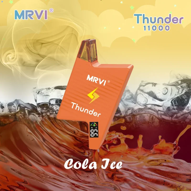 MRVI THUNDER 11000 PUFFS all'ingrosso usa e getta Vape 2% 3% 5% Nicotina 19ml E-Liquid con schermo di alimentazione Display 2024 Popolare (9)