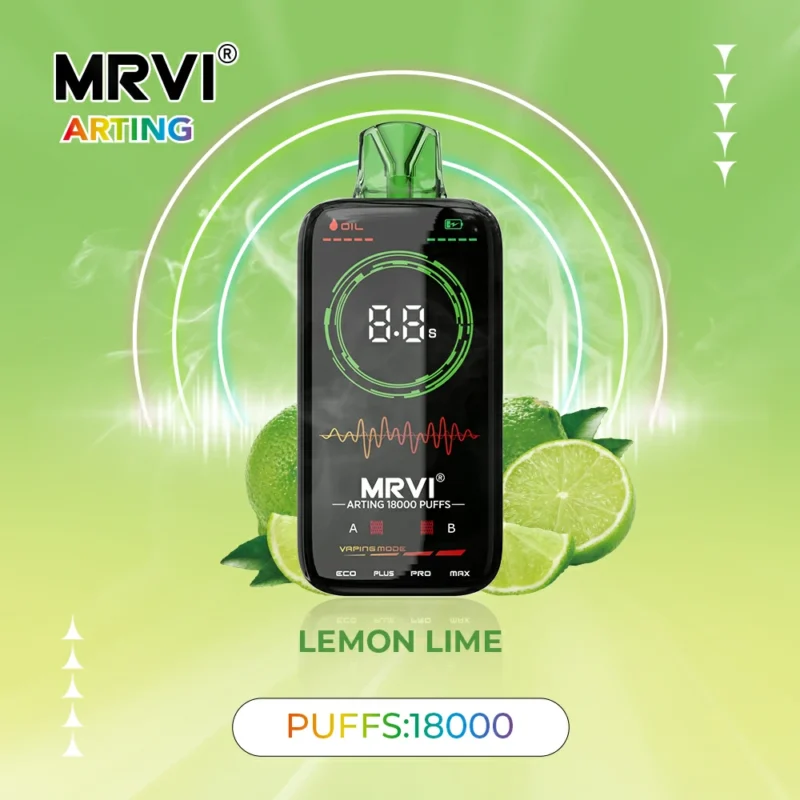 Nieuwste Hete MRVI Arting 18000 Puffs 600mAh Oplaadbare Batterij 2% 5% Nicotine Groothandel Wegwerp Vape met 10 Smaken
