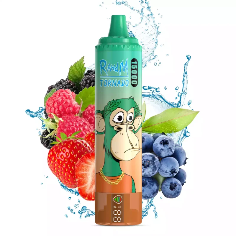 RAHdM TORNADO 15000 Puffs heiße neue Produkte LED-Display Einweg-Vape-Pen Großhandel 10 Aromen 11