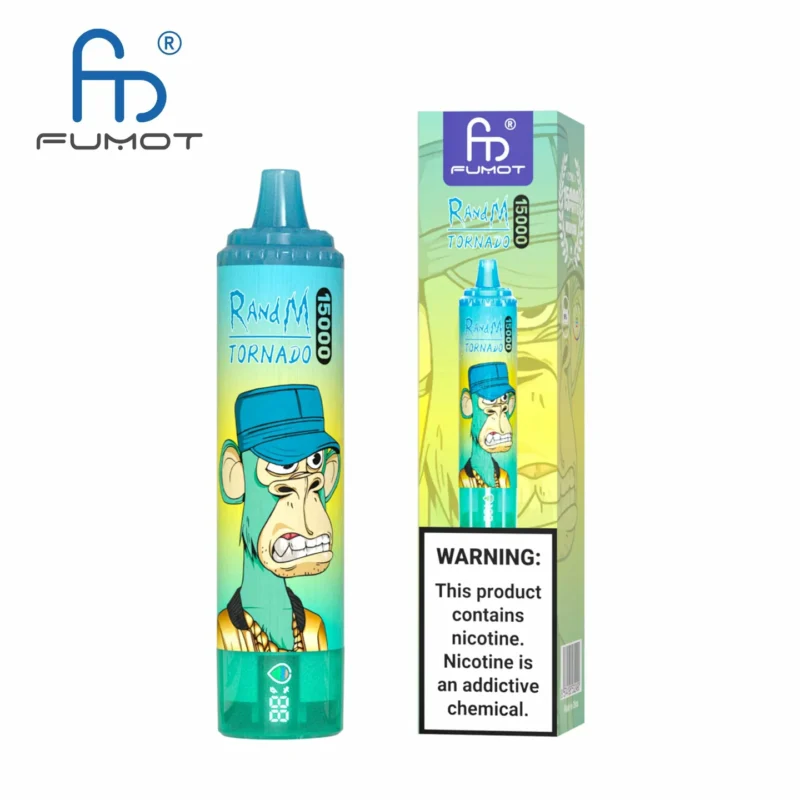RandM Tornado 15000 Puffs Oplaadbare Vape Pen Lage Nicotine Groothandel Bulklevering 12