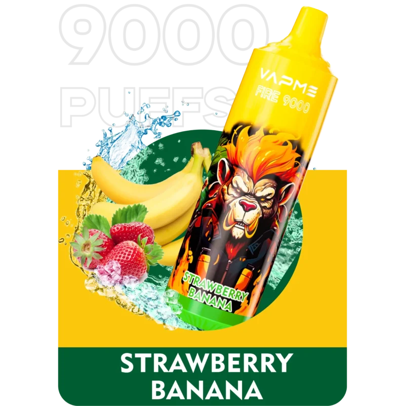 Vapme Fire 9000 Puffs 18 Sabores em Estoque com 650 mAh 18ml Pré-Cheio 0 2 3 5 Nicotina Atacado Caneta Vape Descartável Com RBG Light 3 escalado