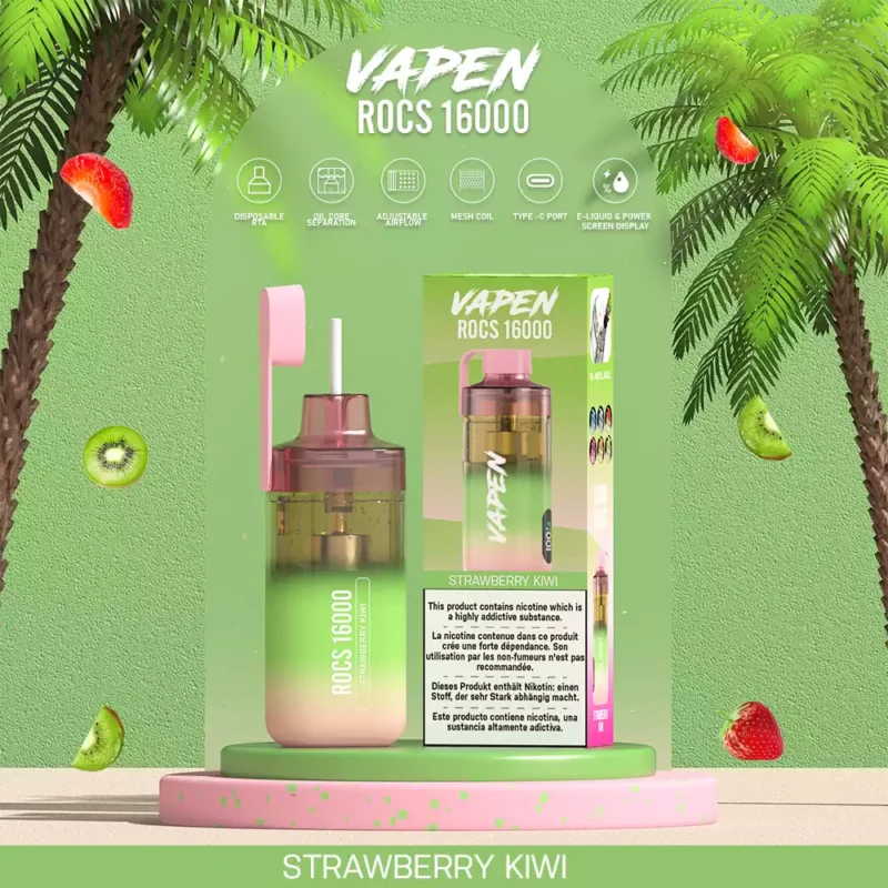 VAPEN ROCS 16000 PUFFS Recarregável 2 5 Baixa Nicotina Óleo Recarregável Comprar a granel Atacado Descartável Vape China Original Fábrica Envio 15