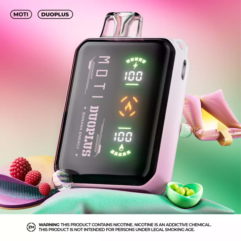 Originele MOTI DUOPLUS 25000 Puffs 3% Laag Nicotinegehalte Oplaadbare Vape en 650 mAh Groothandel Bulk kopen