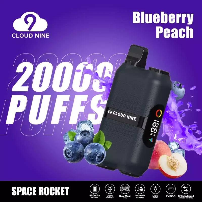 Original de Fábrica CLOUD NINE D33 20000 Puffs Atacado em massa Comprar descartável Vape 5 Nicotina Fresco 10 Sabores 2024 Novo 3