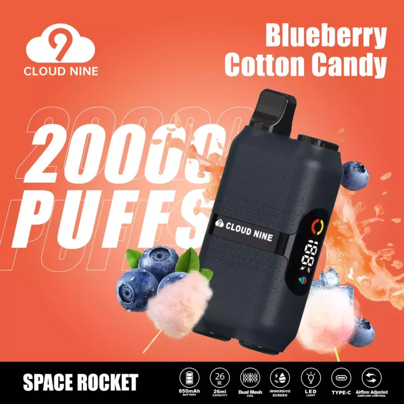 Original de Fábrica CLOUD NINE D33 20000 Puffs Atacado em massa Comprar descartável Vape 5 Nicotina Fresco 10 Sabores 2024 Novo 7