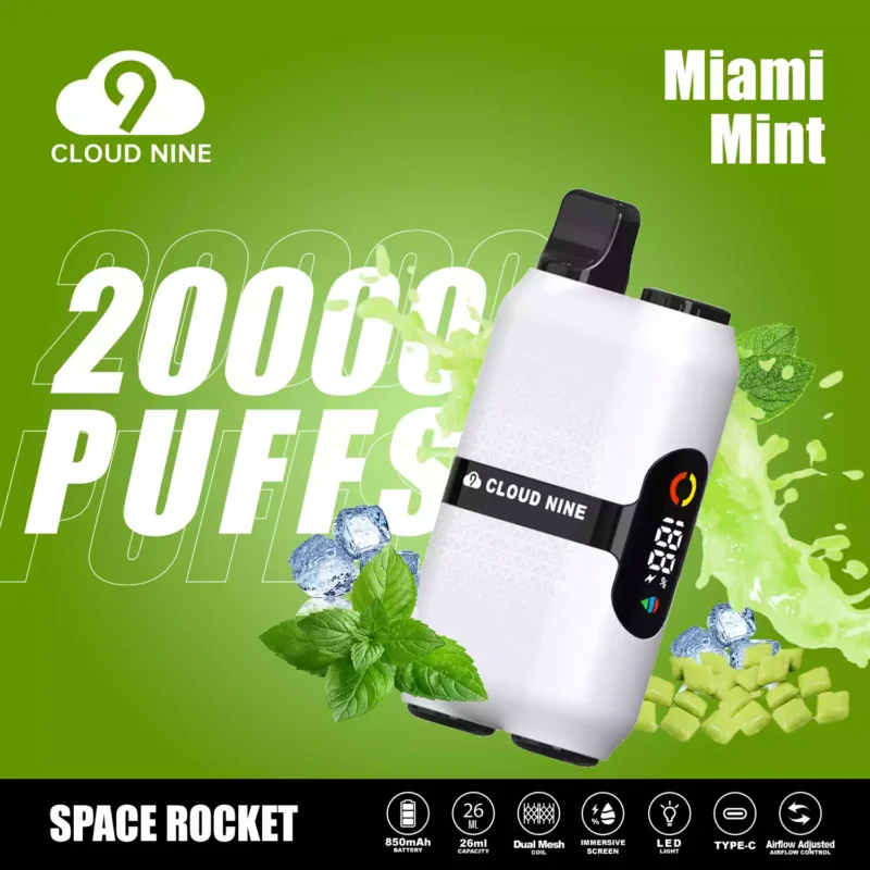 Cloud Nine D33 20000 Puffs Ecrã LED imersivo 5 Por cento Baixa Nicotina Disponível por atacado