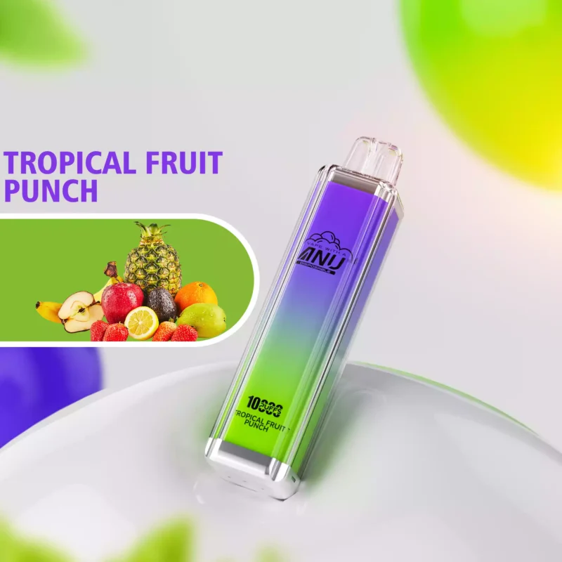 Commercio all'ingrosso ANU Crystal 10000 Puffs 18ml E liquido originale monouso Vape Factory con molteplici sapori a basso contenuto di nicotina 10