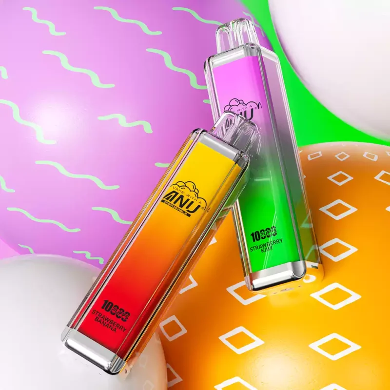 Commercio all'ingrosso ANU Crystal 10000 Puffs 18ml E liquido originale monouso Vape Factory con molteplici sapori a basso contenuto di nicotina 3