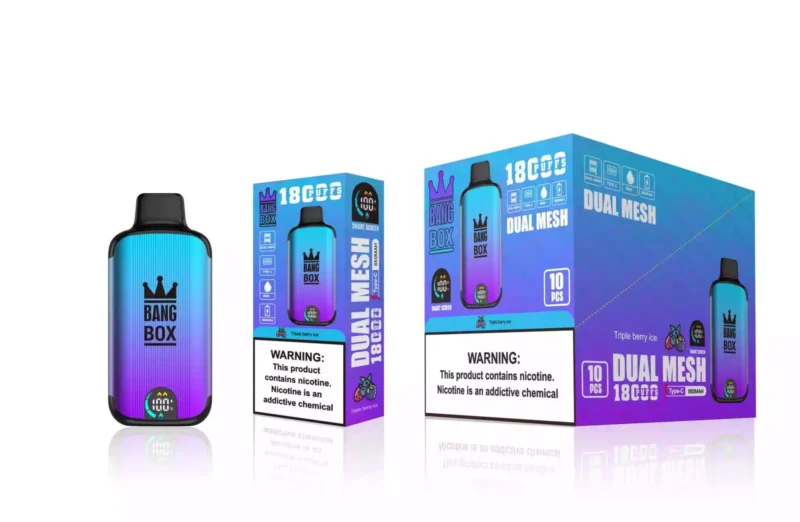 Bang Box 18000 Puffs Premium New Product LED Display Rechargeable Disposable Vape with Enhanced Performance 7
