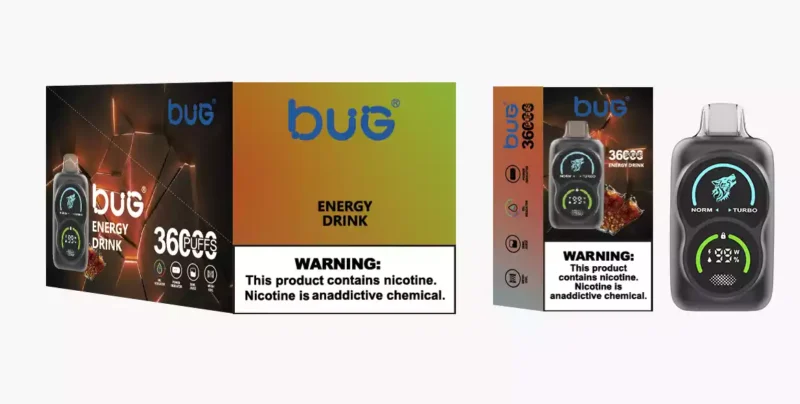 Bug 08 Wolf Head 20000 Puffs Mesh Coil 0.8ohm 23ml E Liquid Type C Rechargeable 650mAh Battery Premium Vaping Experience 11