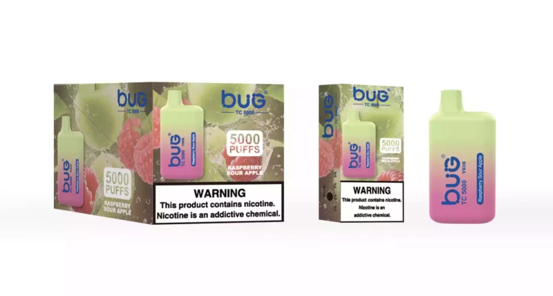 Discover The BUG 04 BC5000 Puffs With Mesh Coil 12ml E Liquid 2 Nicotine And Type C Rechargeable Battery For Maximum Vaping Experience 11