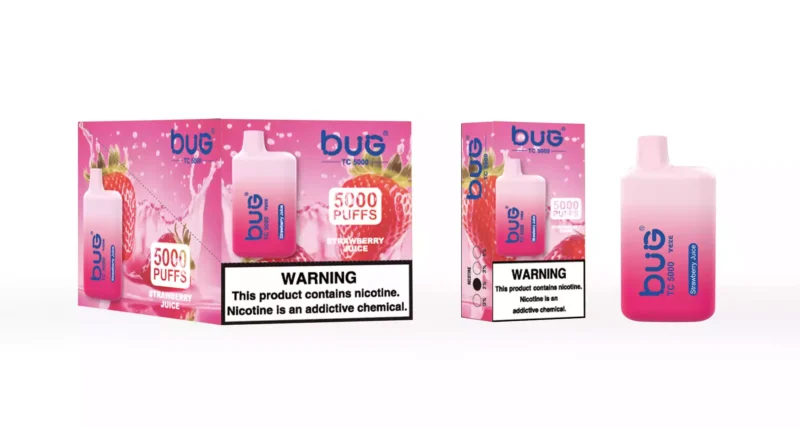 Discover The BUG 04 BC5000 Puffs With Mesh Coil 12ml E Liquid 2 Nicotine And Type C Rechargeable Battery For Maximum Vaping Experience 2