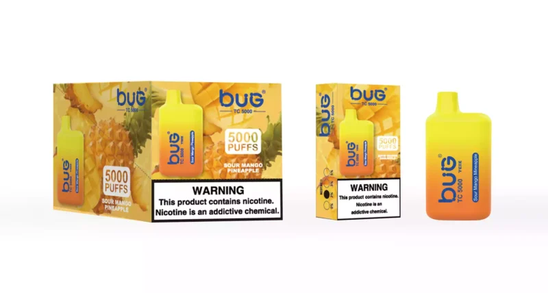 Discover The BUG 04 BC5000 Puffs With Mesh Coil 12ml E Liquid 2 Nicotine And Type C Rechargeable Battery For Maximum Vaping Experience (6)