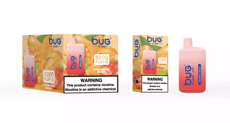 Discover The BUG 04 BC5000 Puffs With Mesh Coil 12ml E Liquid 2 Nicotine And Type C Rechargeable Battery For Maximum Vaping Experience 9