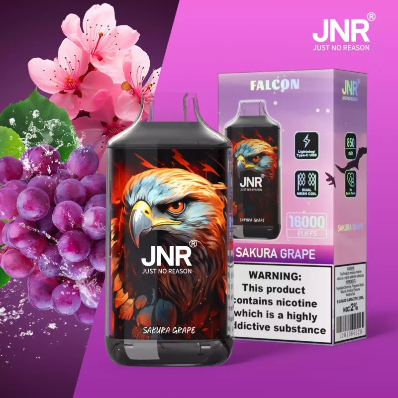 JNR Falcon 16000 Puffs Vape Descartável Bootvape Store 5