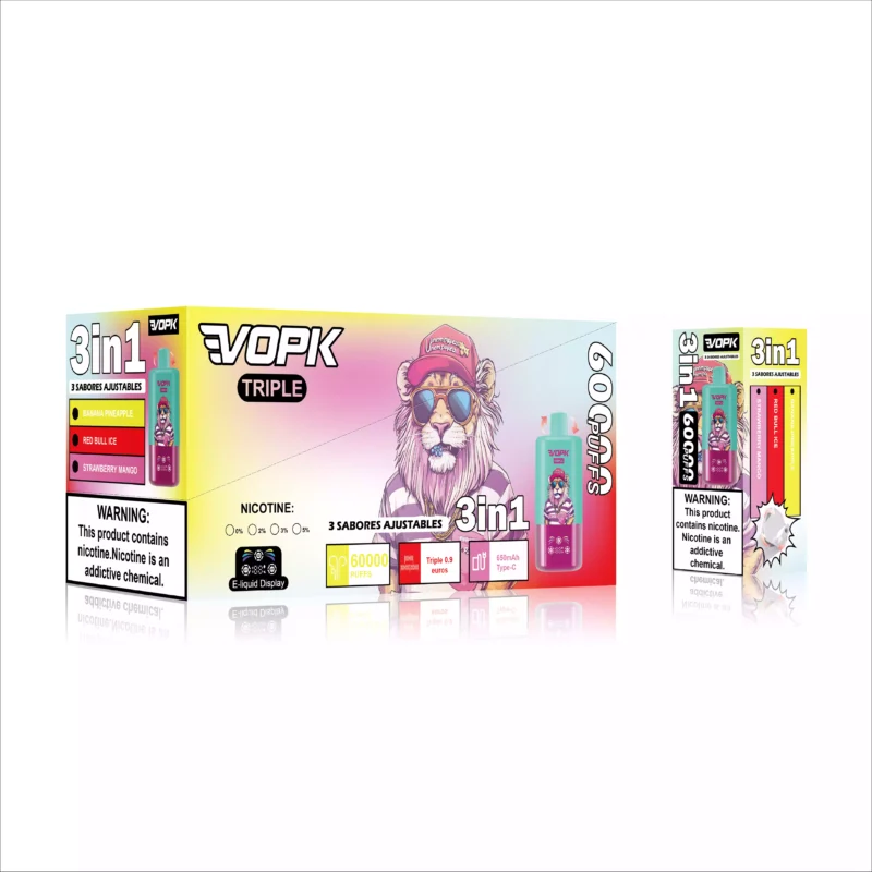 VOPK TRIPE 60000 Puffs Ofrece Triple Cambio De Sabor Y Bobina De Malla Para Una Experiencia De Vaping Premium 20 scaled